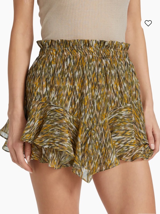 Isabel Marant Pants - Isabel Marant Étoile Sornel Tiered Wool-Blend Shorts Size 34/US 2
